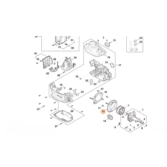 STIHL  Obudowa spiralna FA09 600 4400
